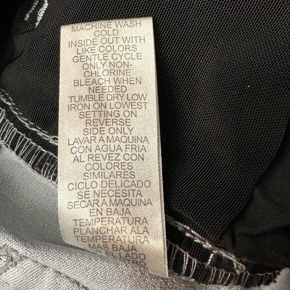 Democracy SZ 8 “Ab”technology Skinny Jeans Stretch Mid-Rise Pocket Zip-Fly Gray - Picture 9 of 9